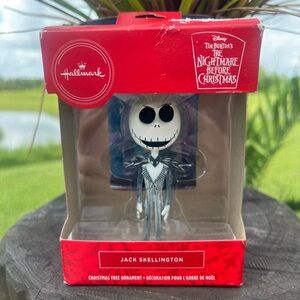 Hallmark Jack Skellington Ornament - Black, White, and Red